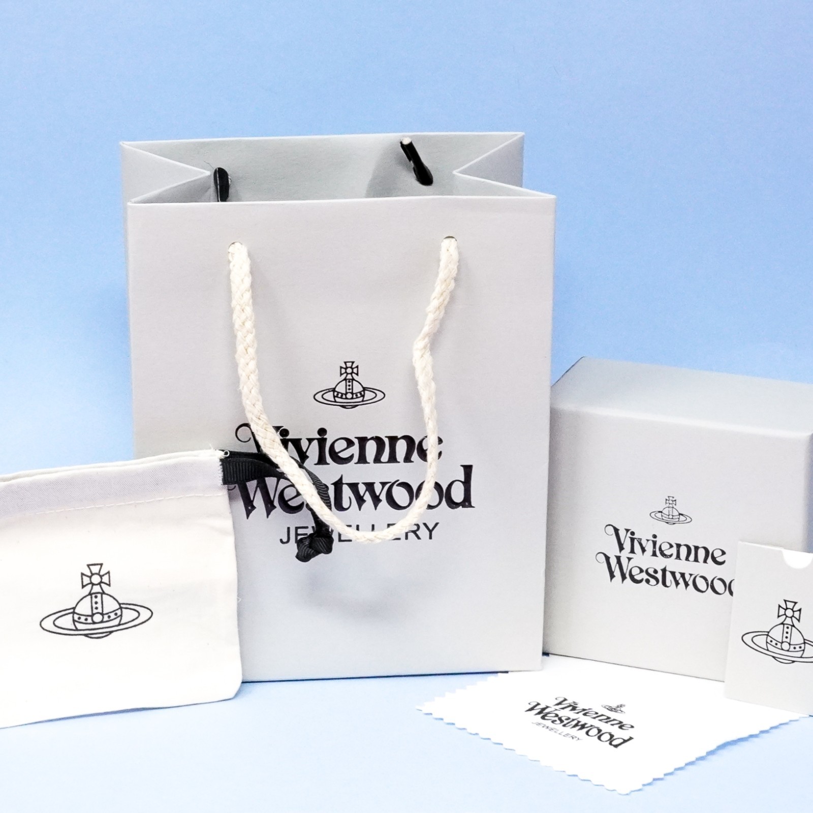Vivienne Westwood Necklace Black 3D Bat Orb Pendant With Crystal Box Included