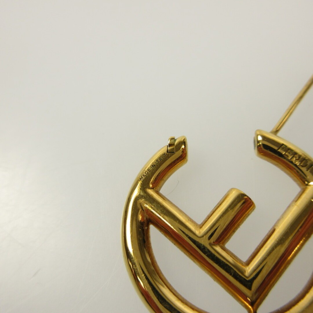Fendi F is Fendi Earrings Gold Color Used Authentic From JPN