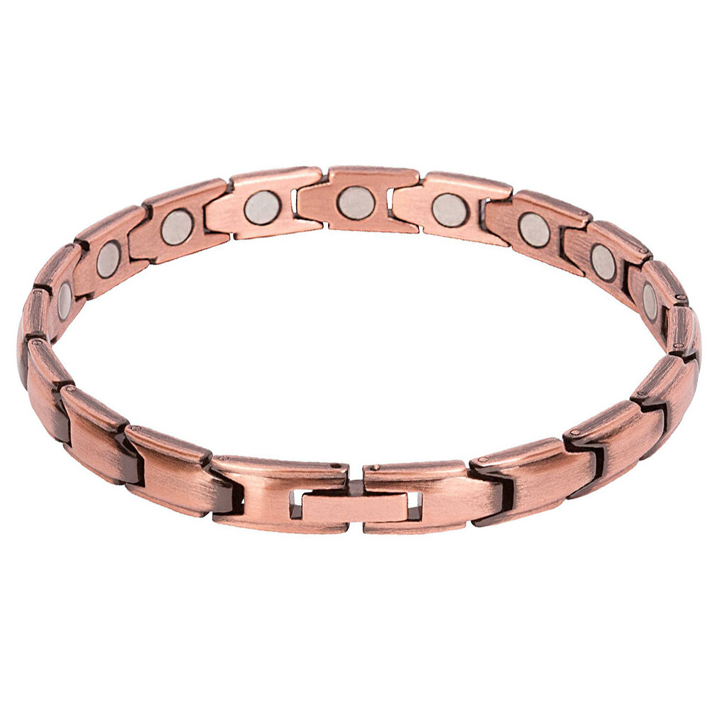 Thin Pure Copper Magnetic Bracelet women Arthritis Pain Relief Balance Energy