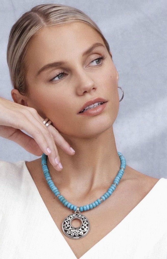 Brighton Contempo NUEVO AZUL Necklace Boho Style JM 7360 NWT List $158