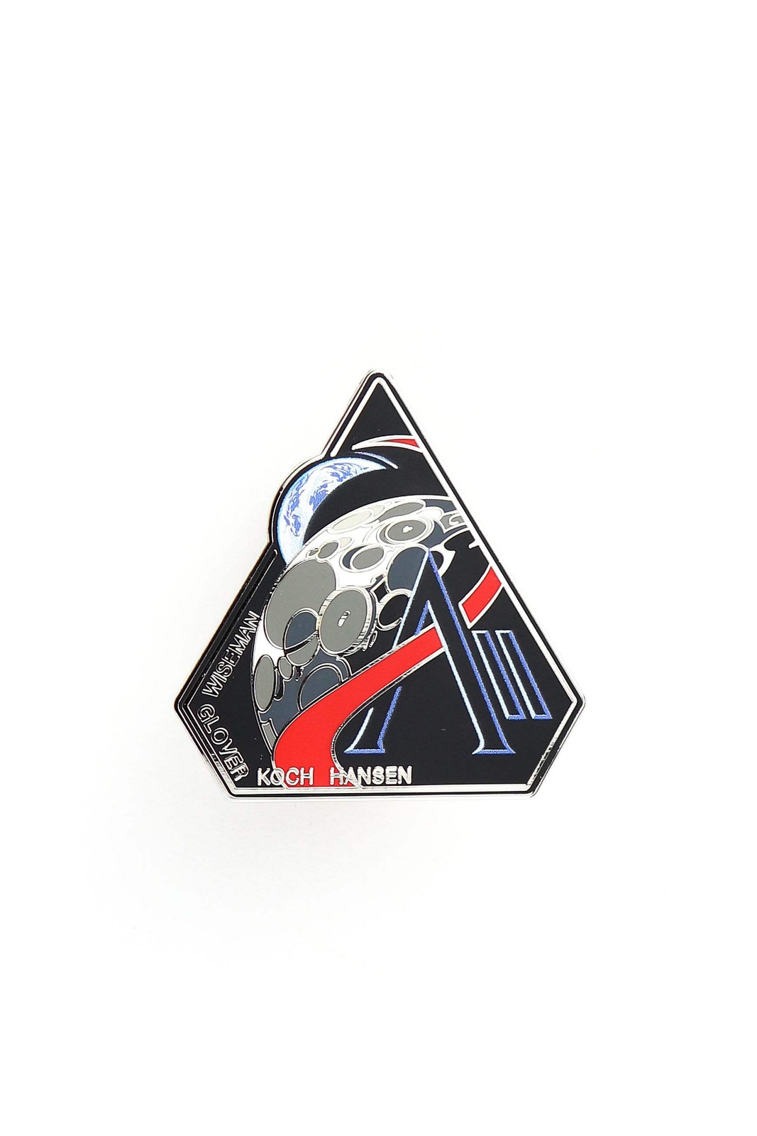 NASA Artemis II Mission Insignia Enamel Pin Metal Fashion Science Lapel Accessor