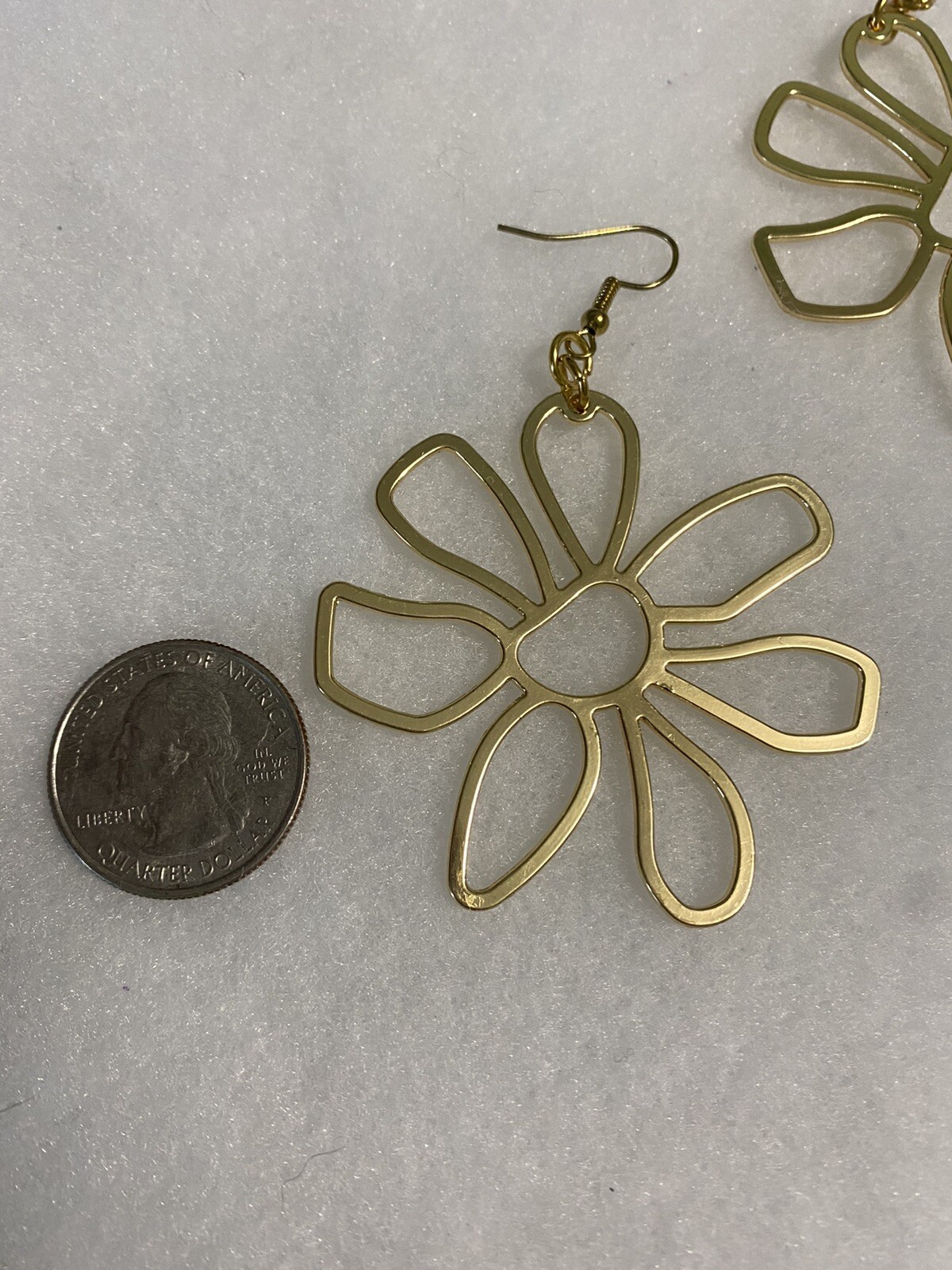 Very Cute Large Dangle Earrings x 8 Pair Preowned