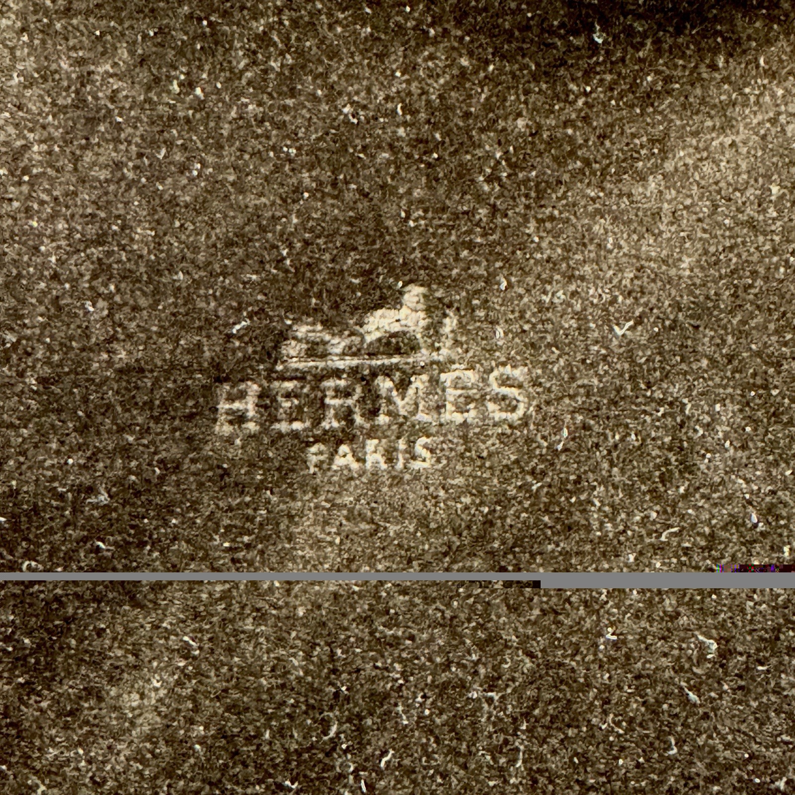 Hermes Printed Enamel Bangle 70 Silver Finish – Black & Silver