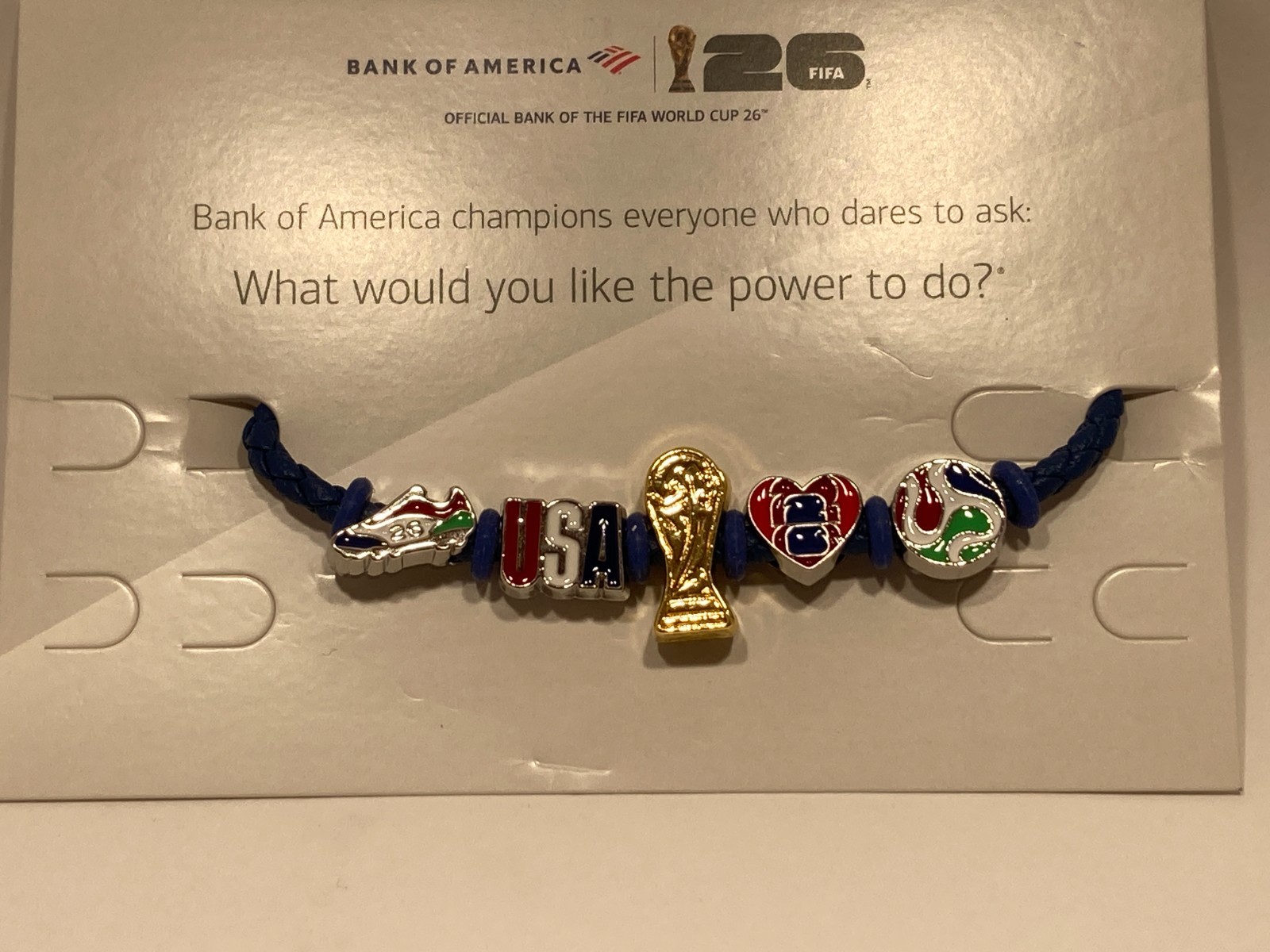 FIFA 2026 B of A Charm Bracelet (LG) Kansas City Edition w/Fan & Cooling Towel