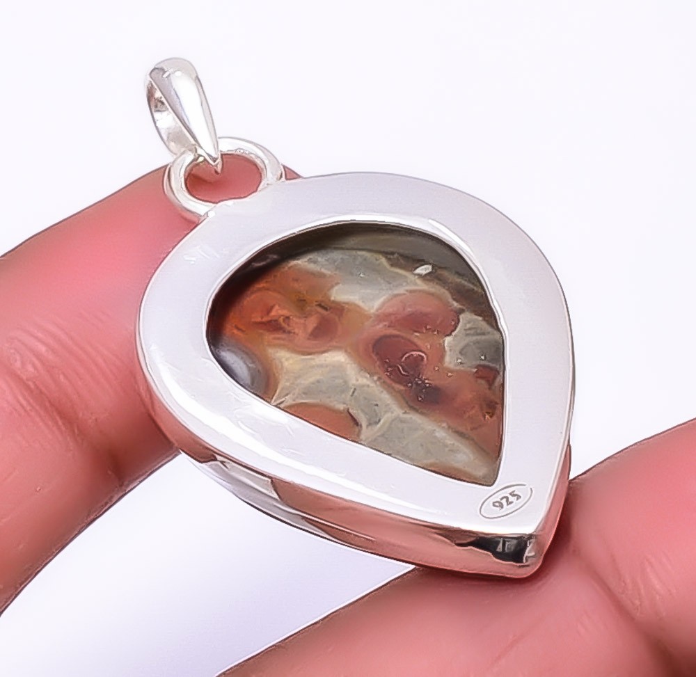 Peanut Obsidian 925 Sterling Silver Jewelry Pendant 1.76″ P13923, Christmas Gift
