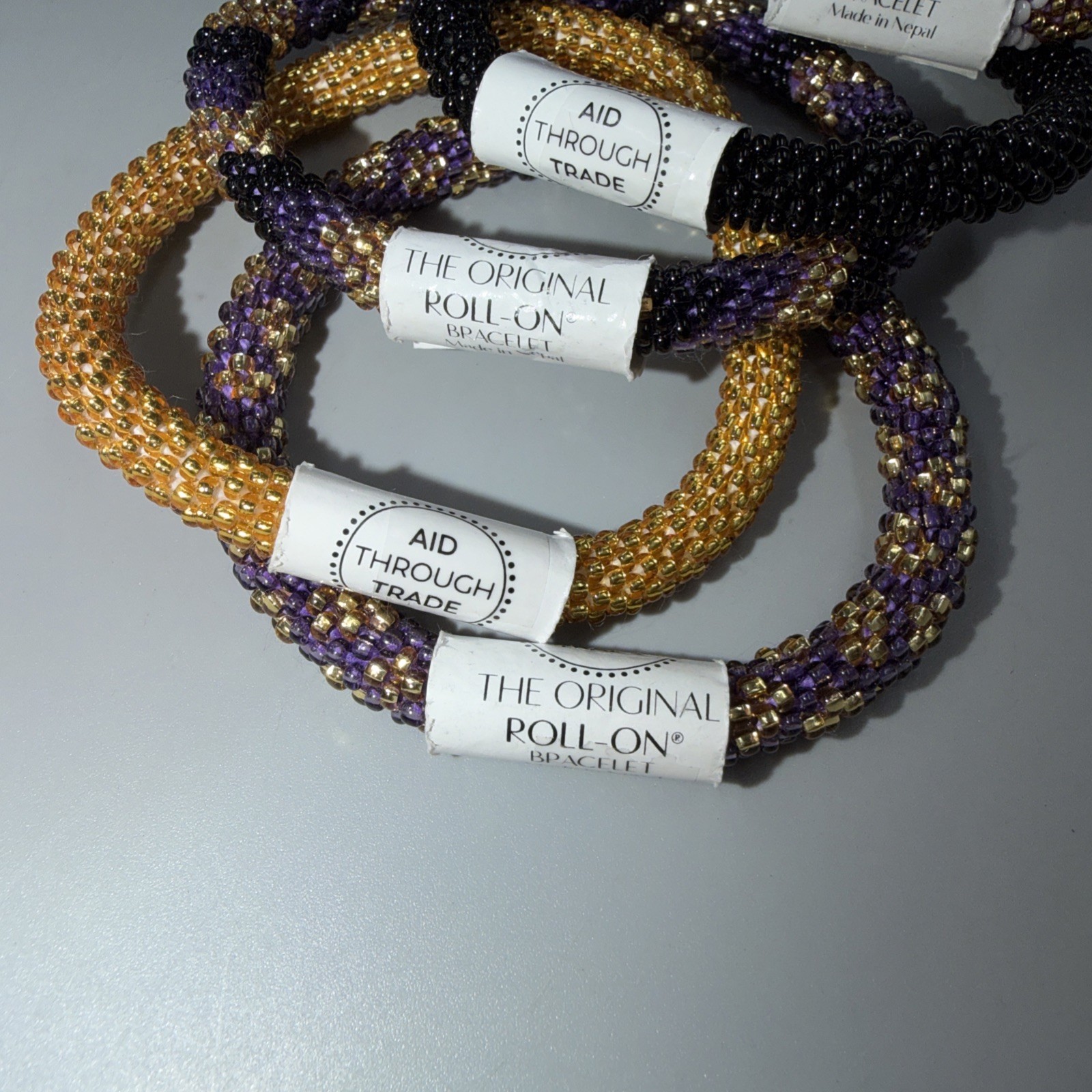 AID Through Trade- Roll-On® Bracelet- Set Of 6 – Made In Nepal