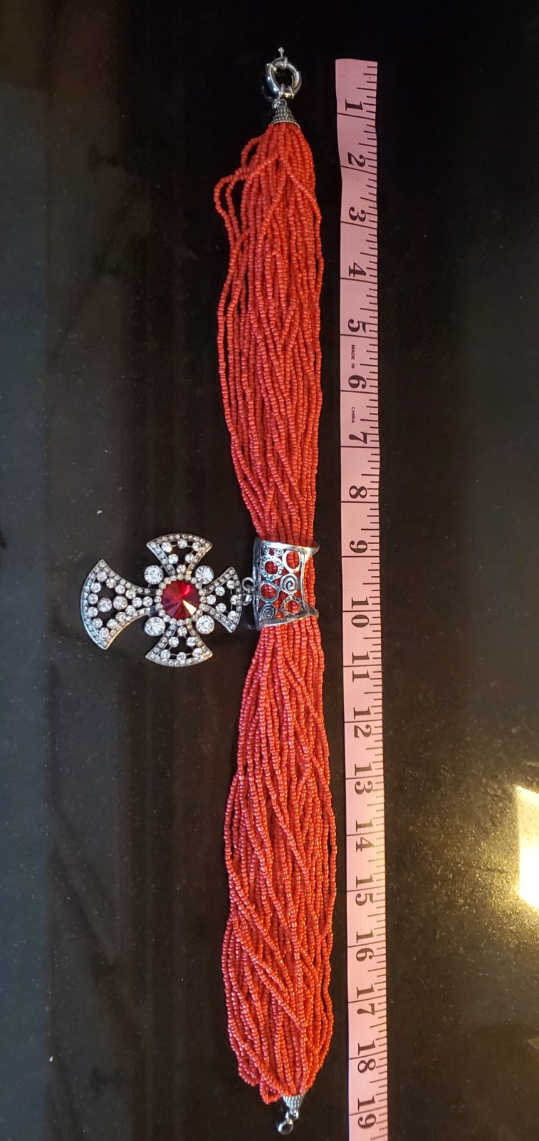 Bold Unique Jewelry Necklace Earrings Pendant Set