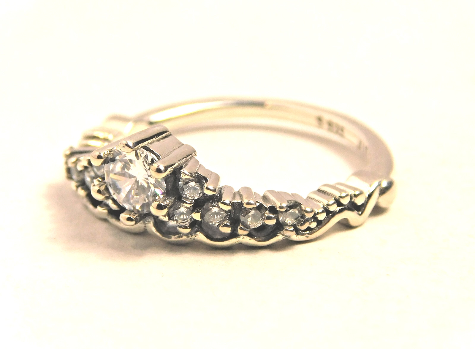 Authentic Pandora Ring, Fairytale Tiara, 196226CZ