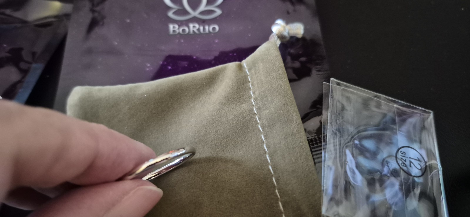 Sterling Silver 2 mm Bands Set Of 4 Blind Bag Approx Size 10 womens
