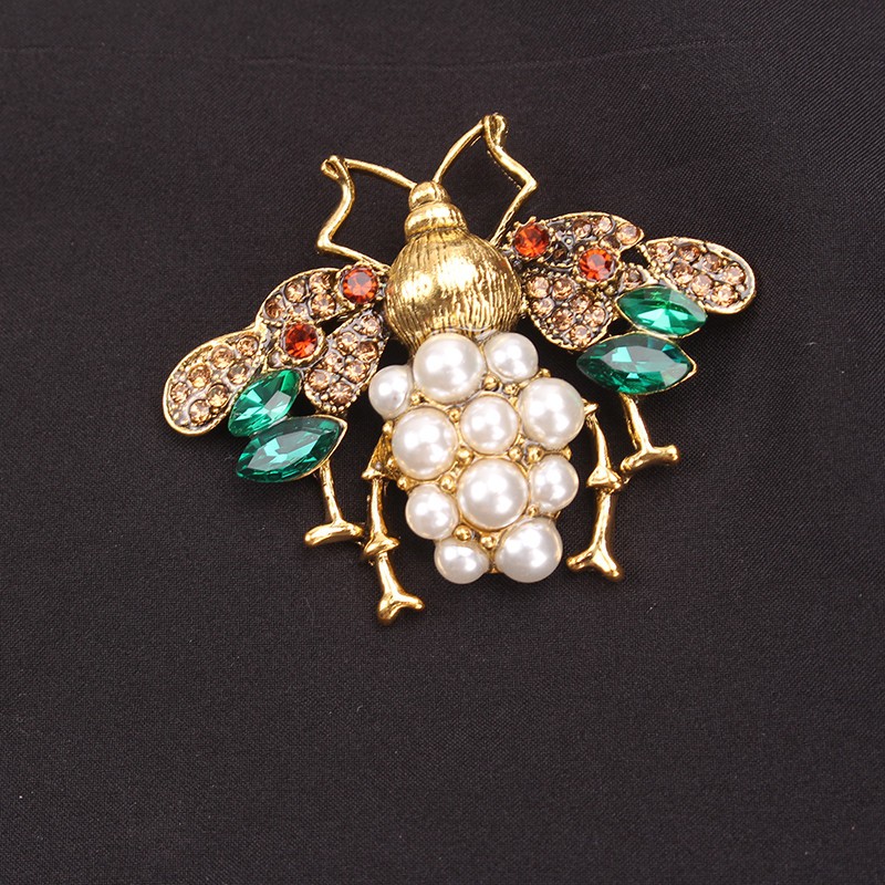 Women Men Unisex Bees Lover Brooch Insects Brooches Honeybee Pins Badge Jewelry