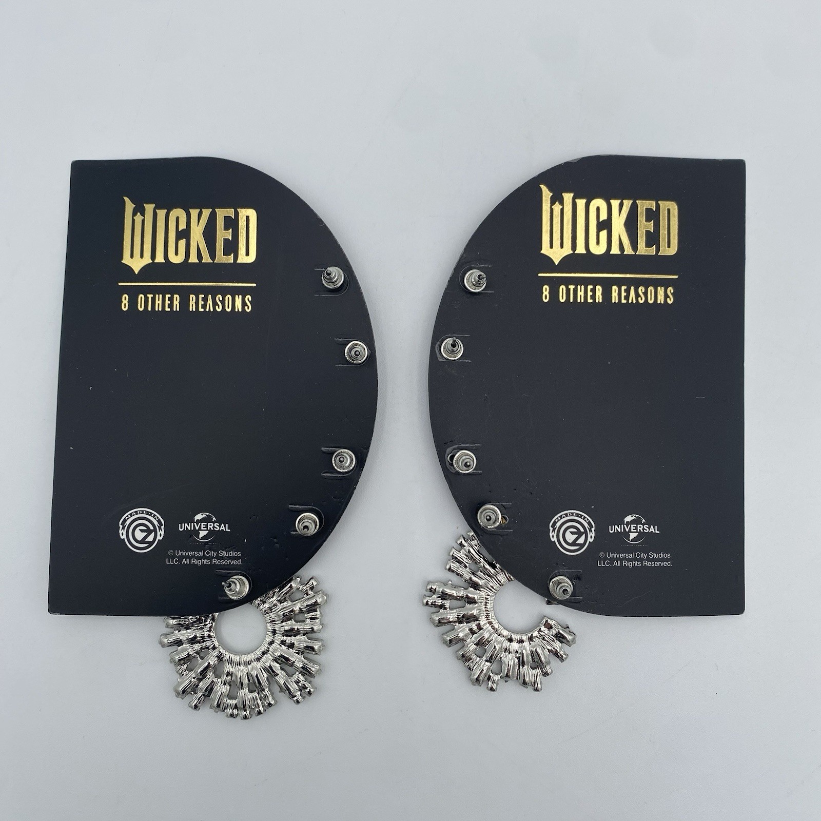 Wicked 8 Other Reasons X Revolve Glisten 5 Piece Earring Set Glass & Rhodium