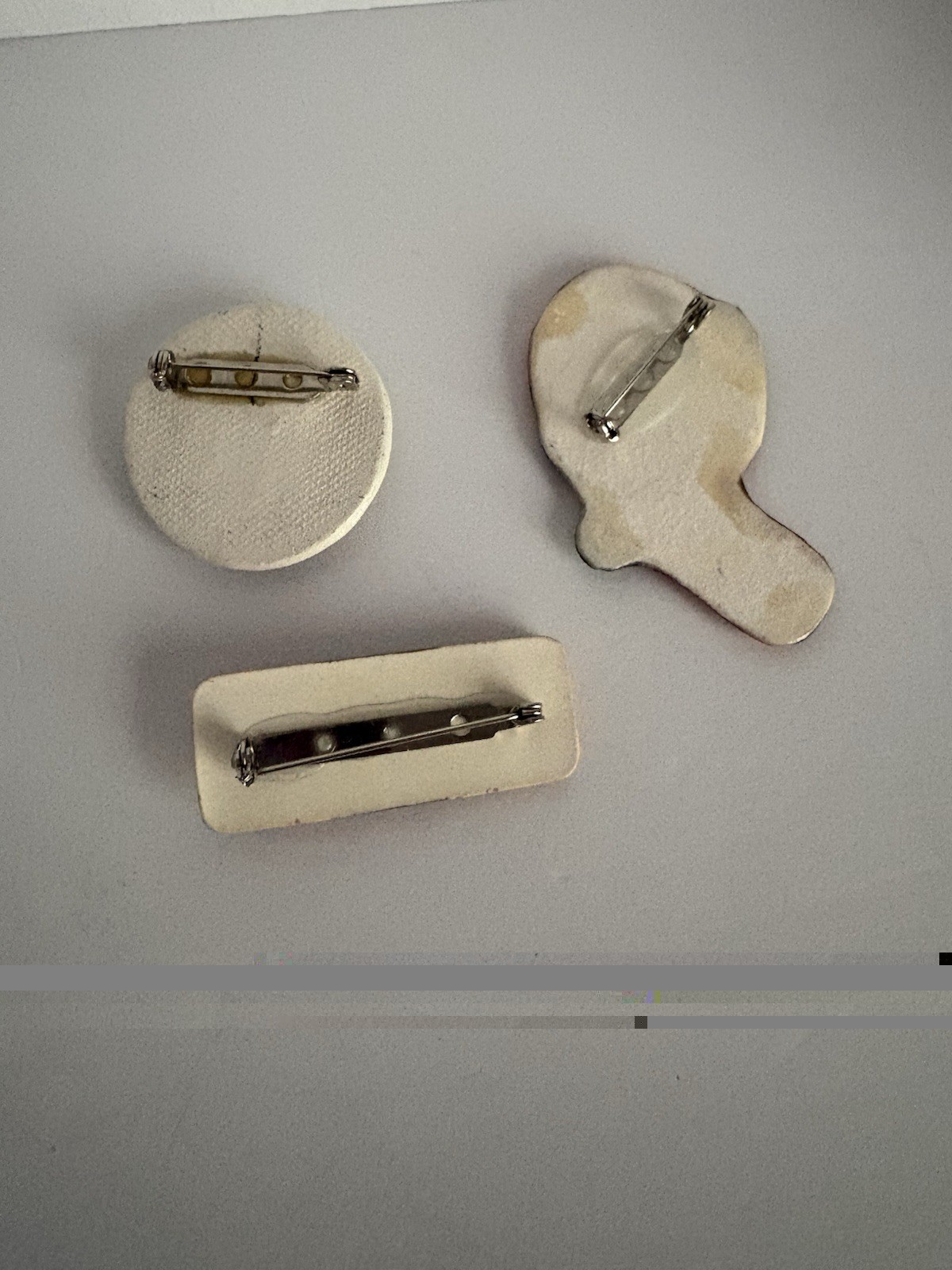 Vintage School Nurse Medical Theme Brooch Pins Mixed Lot of 3