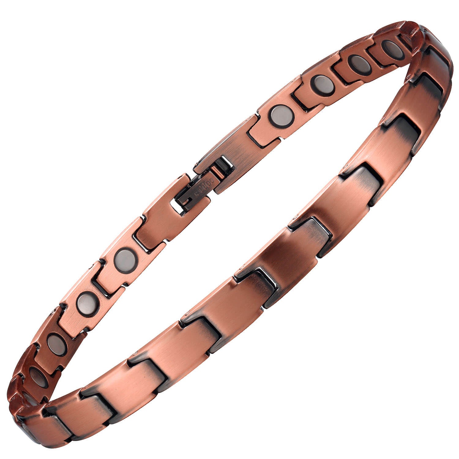 Thin Copper Magnetic Anklet Bracelet Women Restore Balance Energy Power Calm Joy