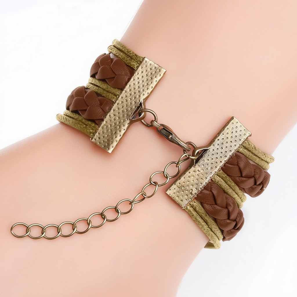 Sunflower Boho Bracelet & Bee Earrings Set Women Gold Tone Vintage Gift Bundle
