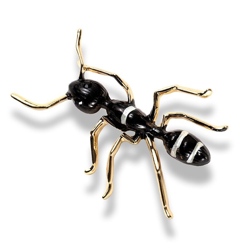 Simple Enamel Big Ant Brooch Insect Pin Brooches Men and Women Western Party