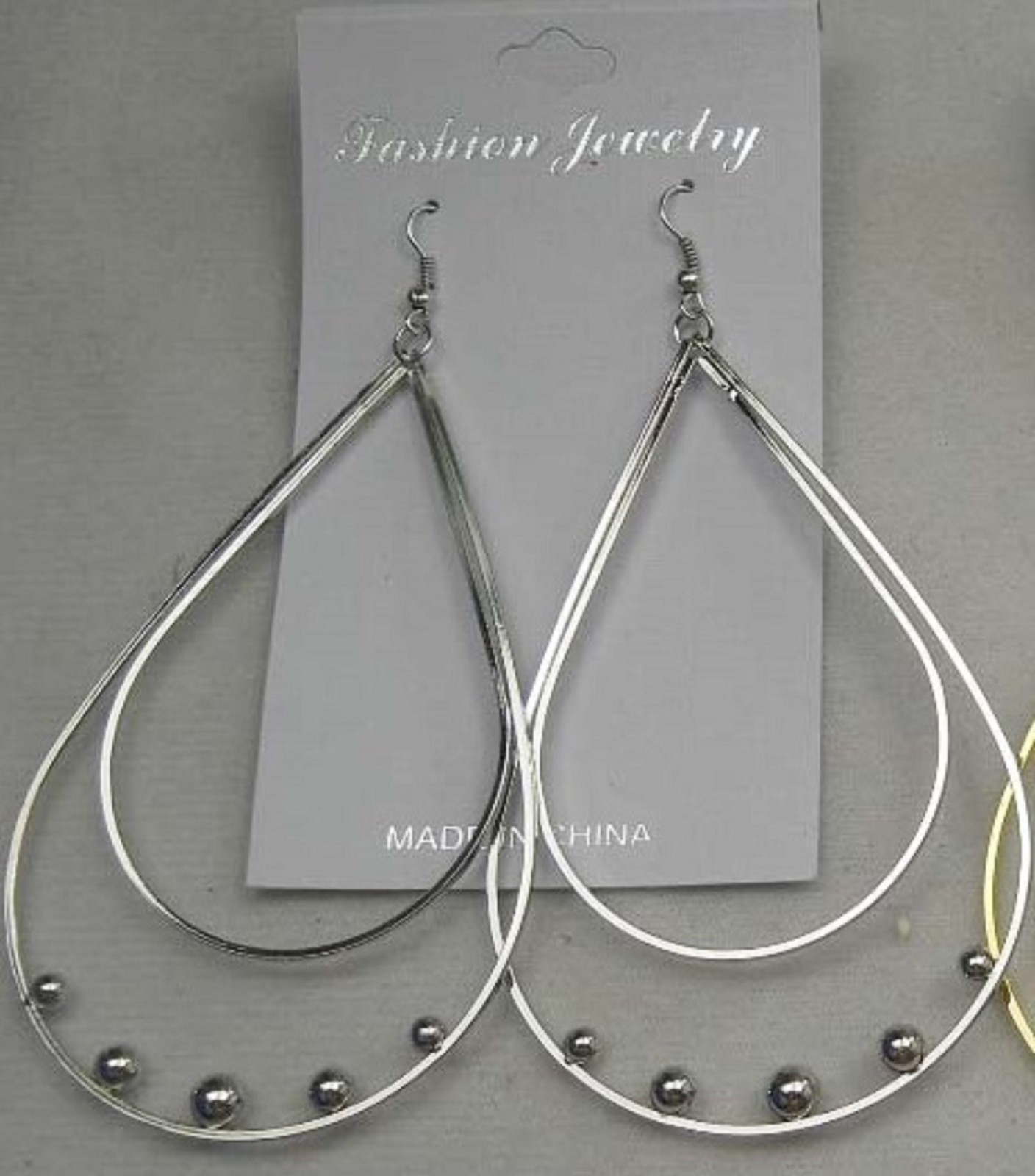 SU-5 Wholesale lot 10 pairs Fashion Big Dangle Silver Plated Earrings US-SELLER