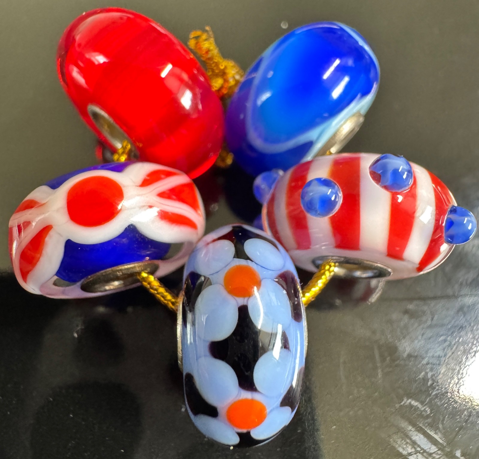 (Set of 5) Trollbeads US WORLD TOUR KIT
