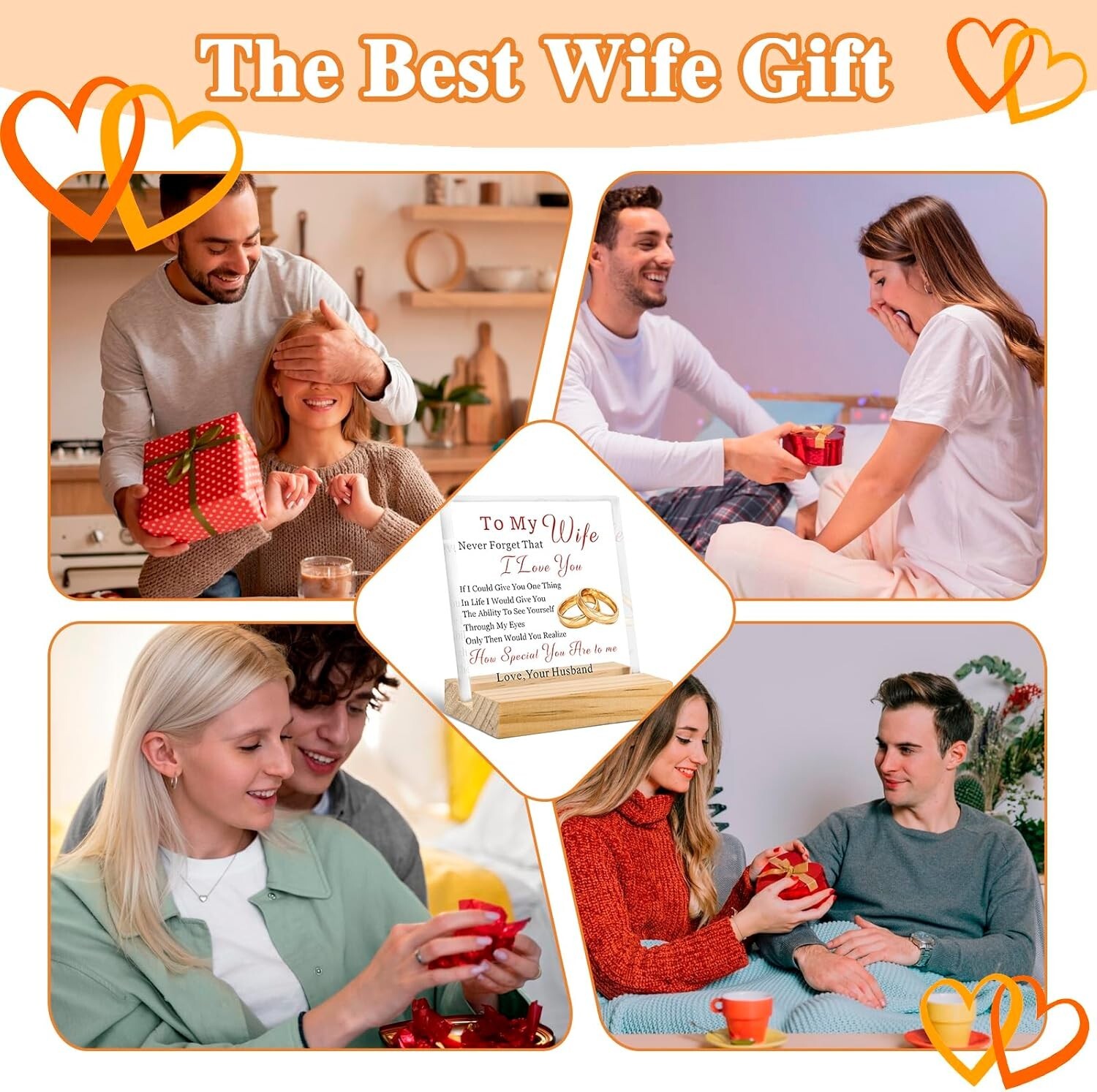 To My Wonderful Wife Valentine Gifts For Her Birthday Anniversary Present Love