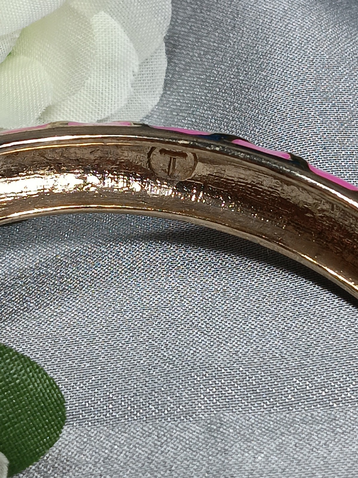 Talbot Gold And Pink Hinge Bracelet