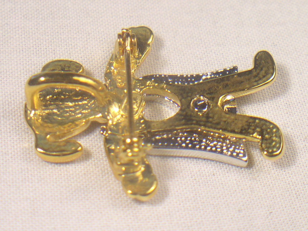5…..Pc’s…LOT WHOLESALE BROOCHES SLIDER DESIGNER LADY VINTAGE 3207-32
