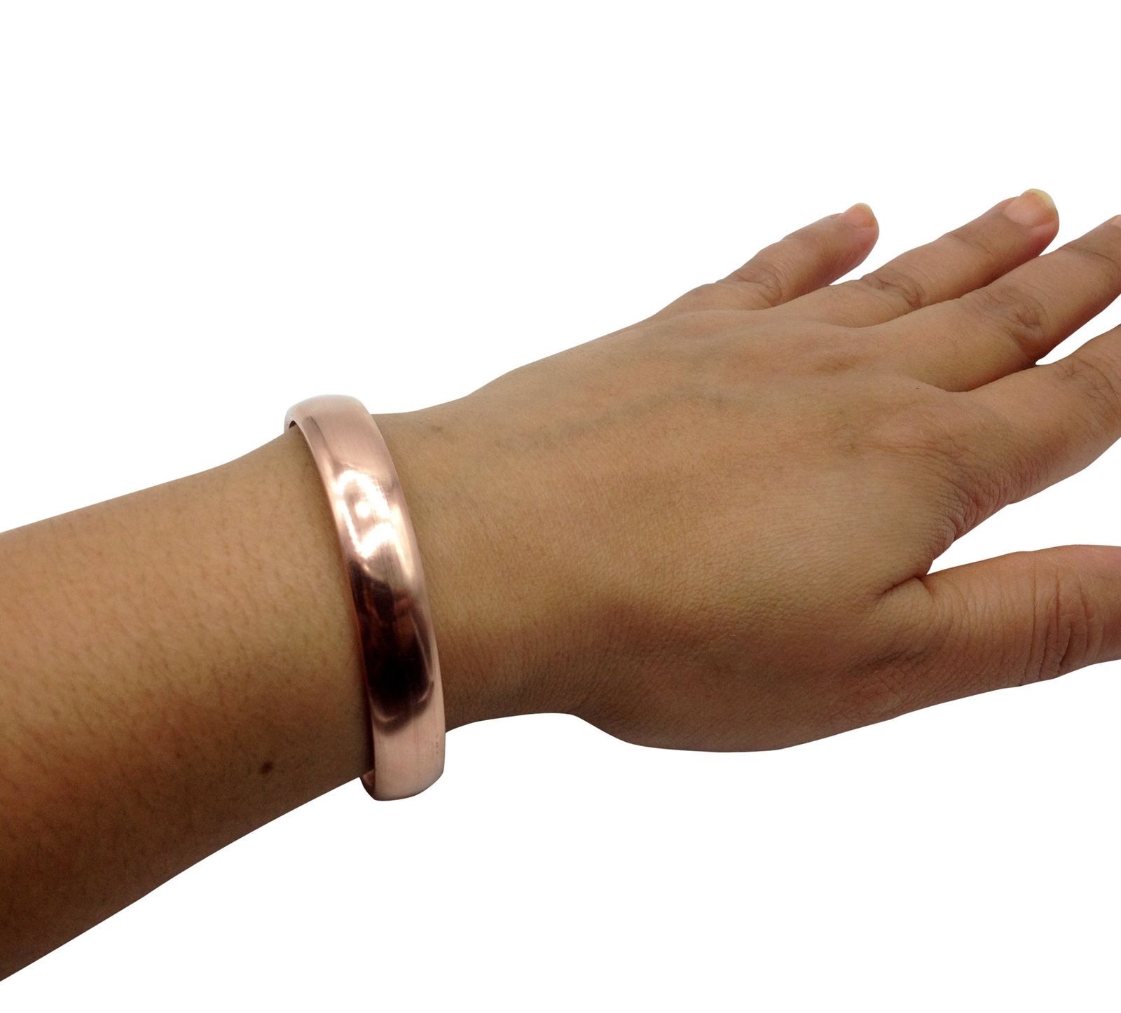 9″ Large Hand Forged 100% Pure Copper Bracelet. Solid Copper Arthritis Bracelet.
