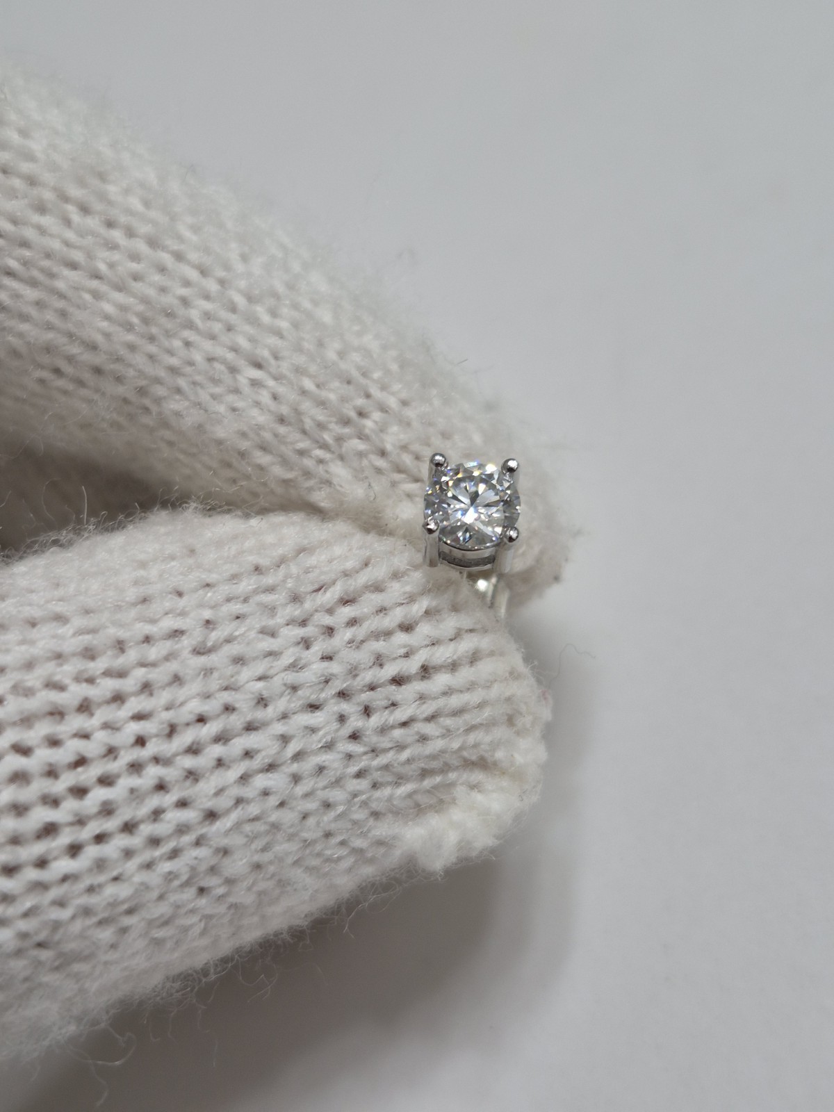 1.0 Carat Moissanite Stud Earrings