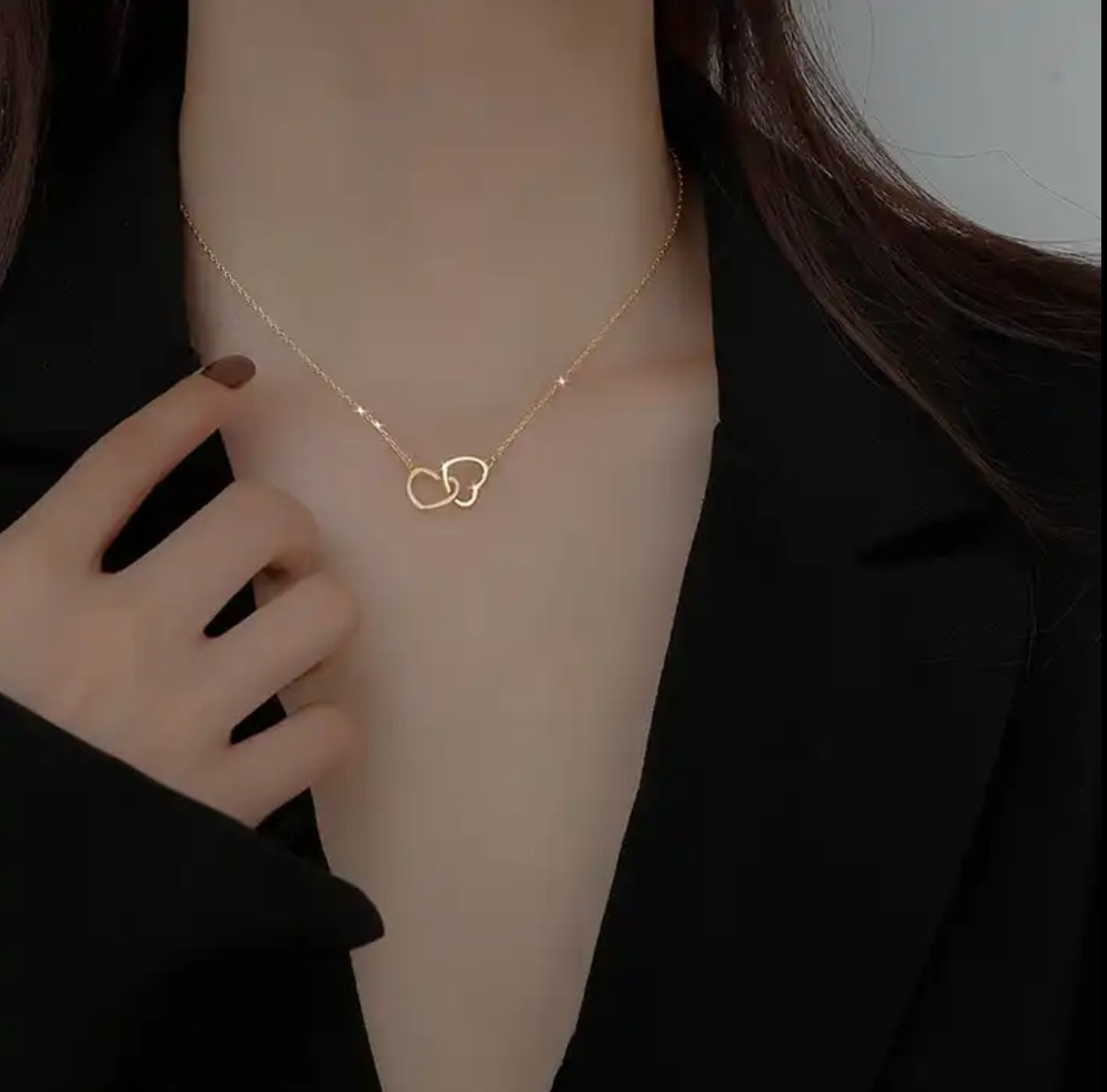 Heart Necklace Silver Gold Birthday/Anniversary Gift Wife/Girlfriend/Soulmate
