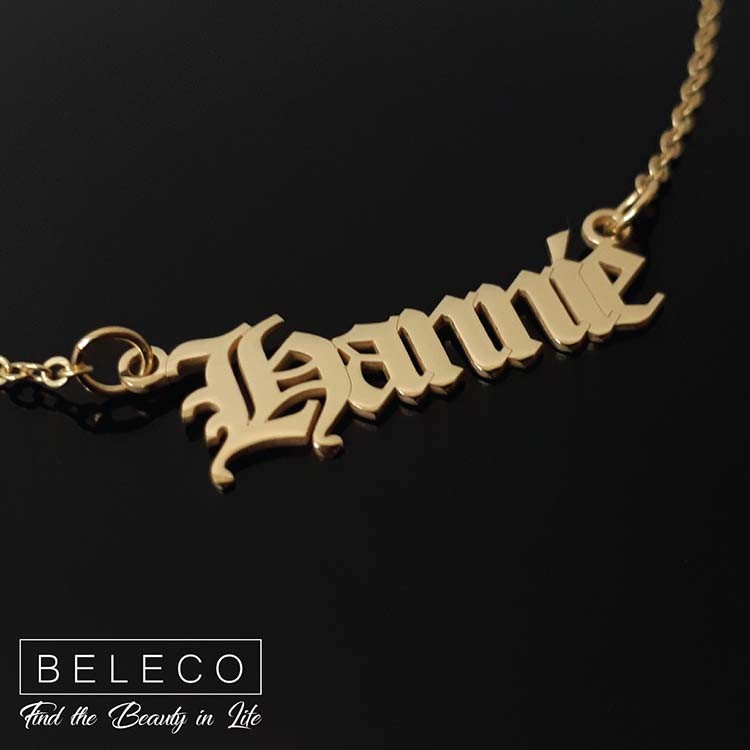 Customize Name Necklace 15 Font Style Custom Your Name Necklace With Any Name