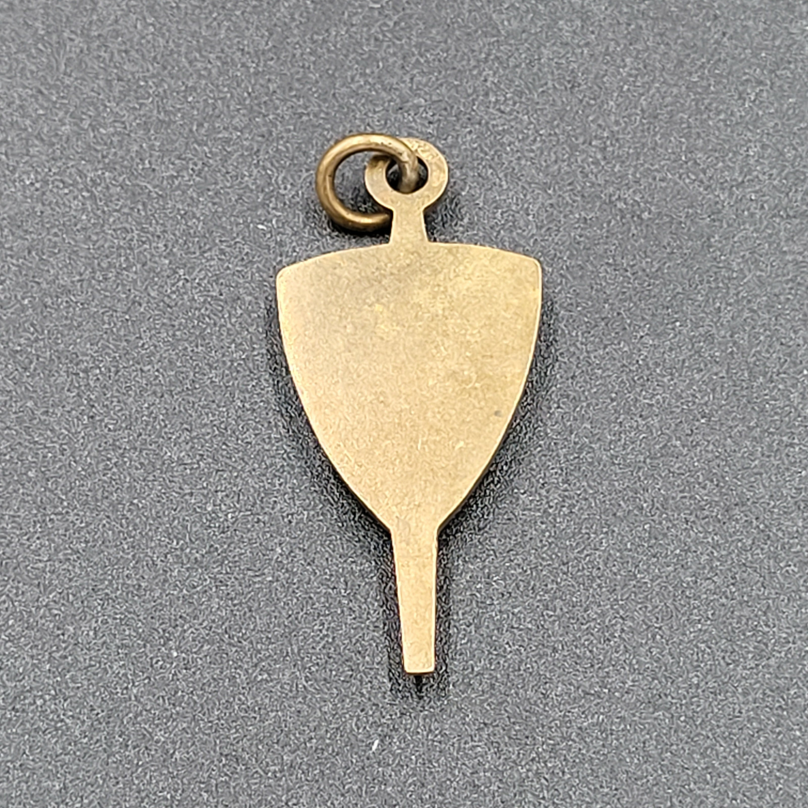 Vintage Jostens Senior Blue & Brass 1971 Shield Charm