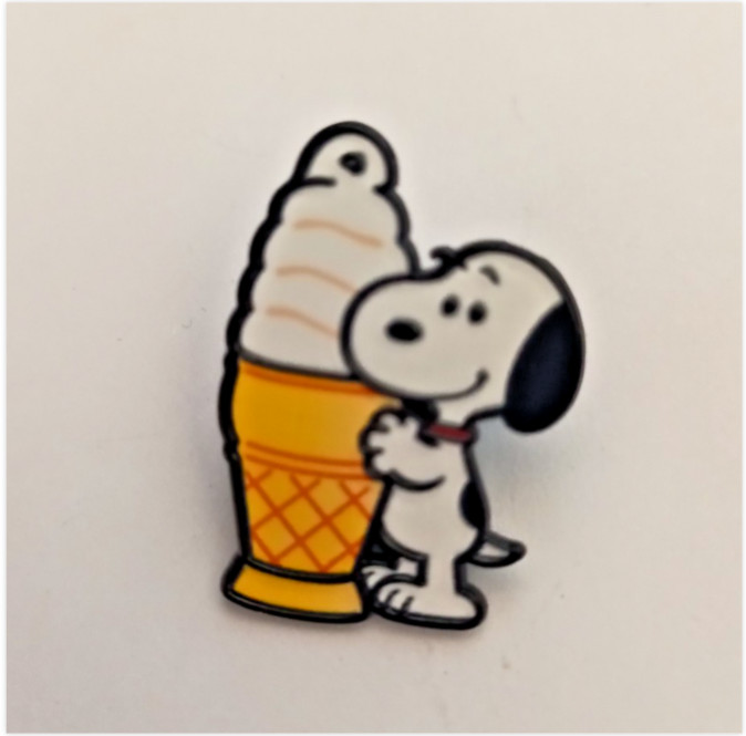 SNOOPY-PEANUTS-ENAMEL PIN-SHIP 2 OR MORE PINS FOR $5.49