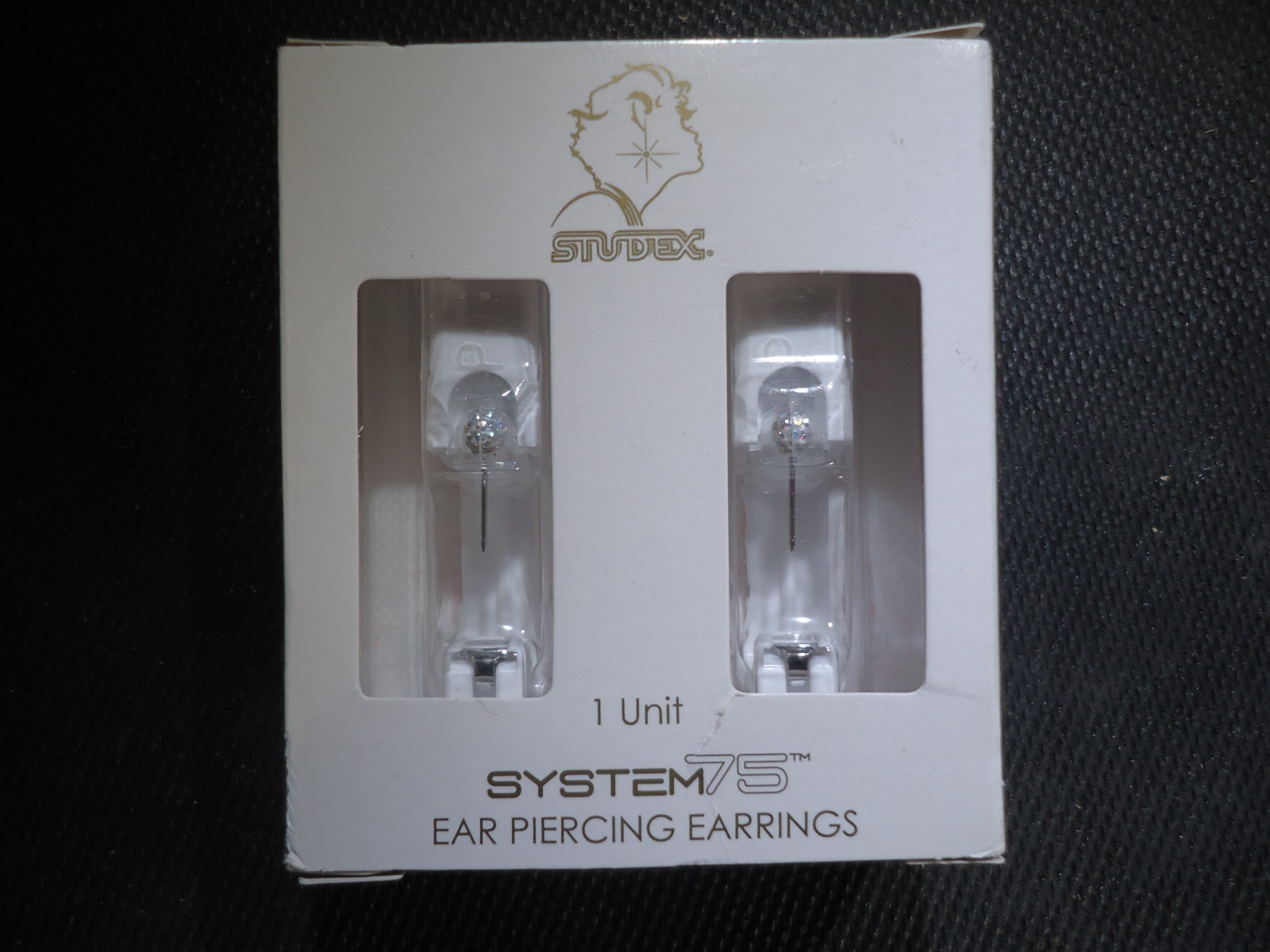 Studex System 75 4.5mm AB Crystal Fireball Stud Earrings