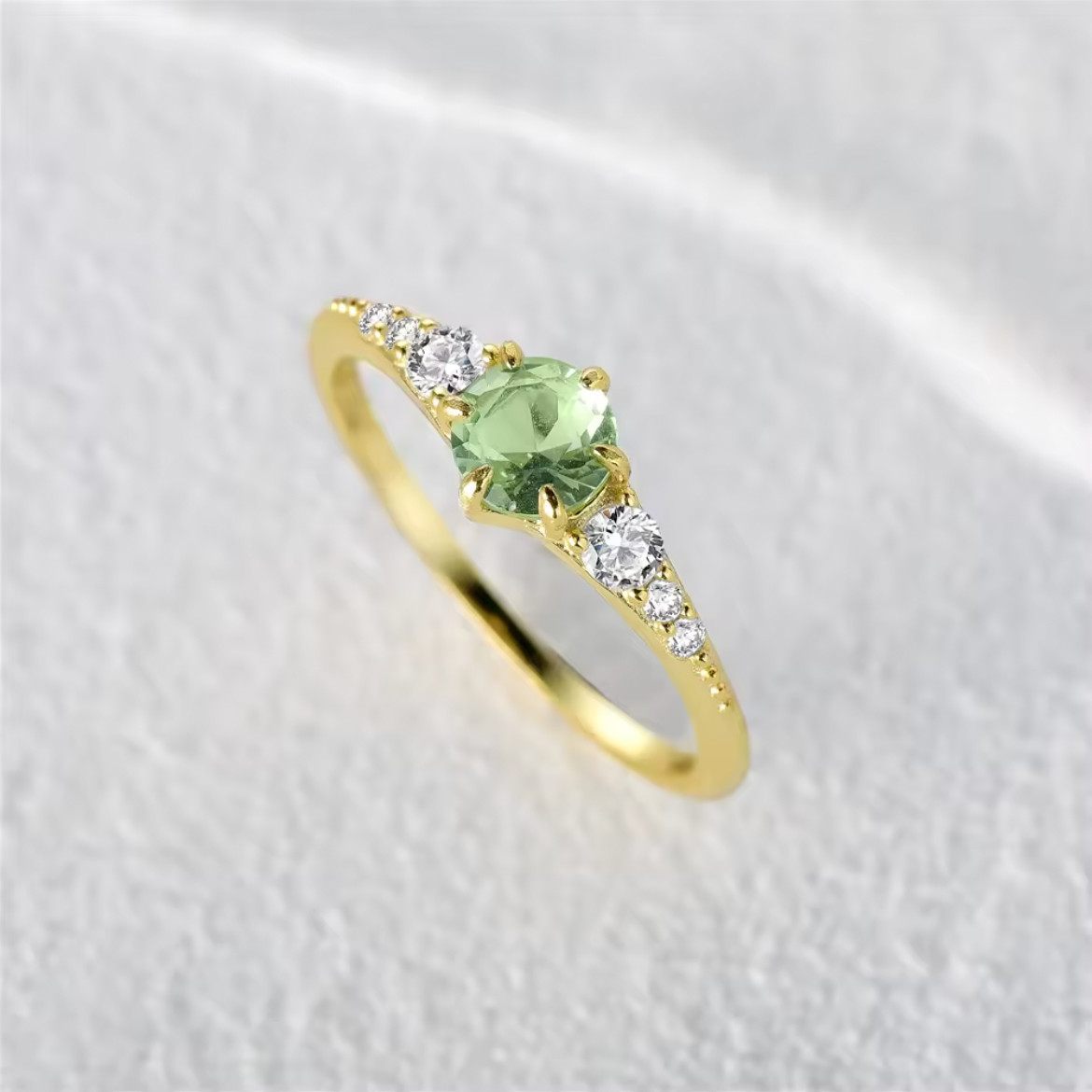Fashion Jewelry, 18K Gold Plated Ring, Size 6,7,8. Wholesale in batch