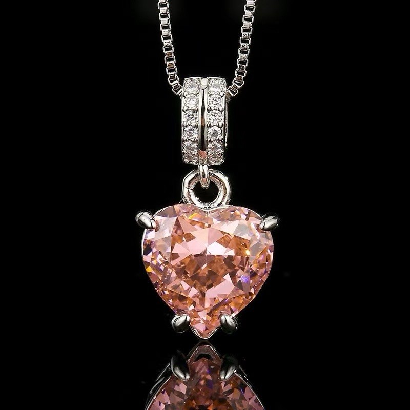 Wedding Bridal CZ Jewelry Set Zirconia Necklace Earrings Set