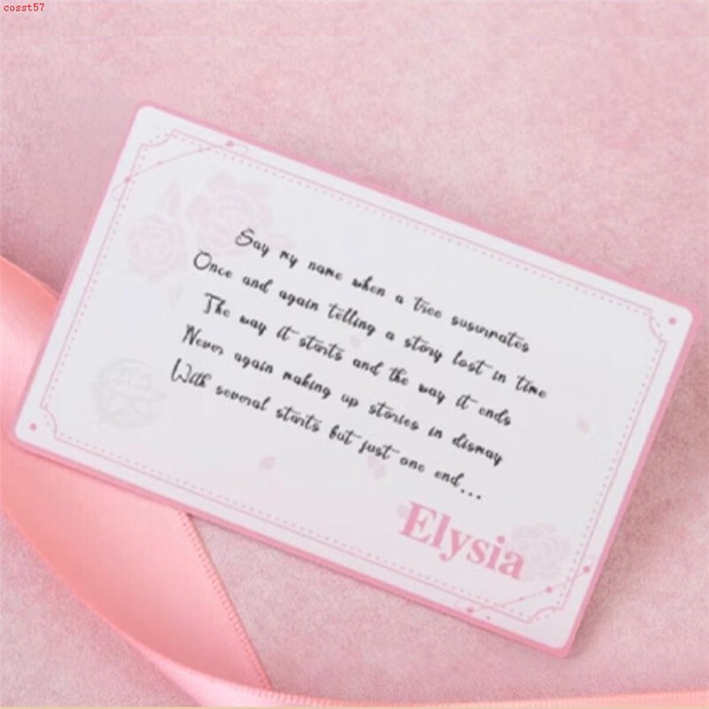 Honkai Impact 3 Elysia Herrscher of Human Ego Oath Wedding Ring Jewelry Official
