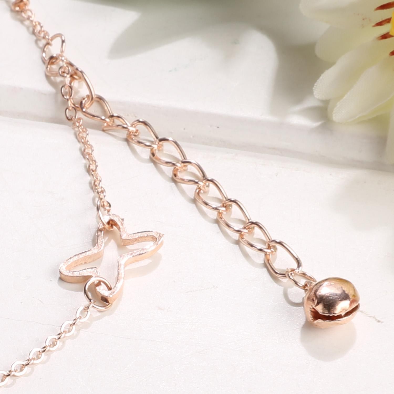 Anklets for Women Butterfly Tennis Chain Anklet Summer Beach Foot Jewelry girl