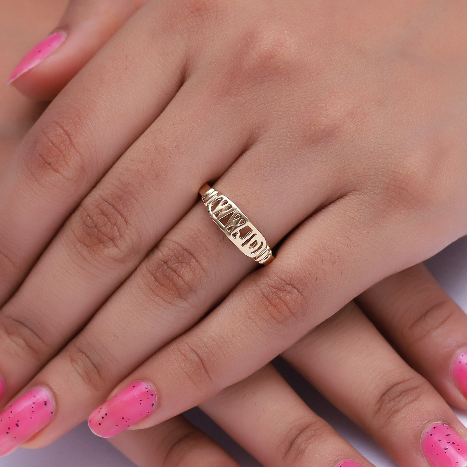 What Would Jesus Do “WWJD” Designer Ring 14k Yellow Gold Plated 925 Silver
