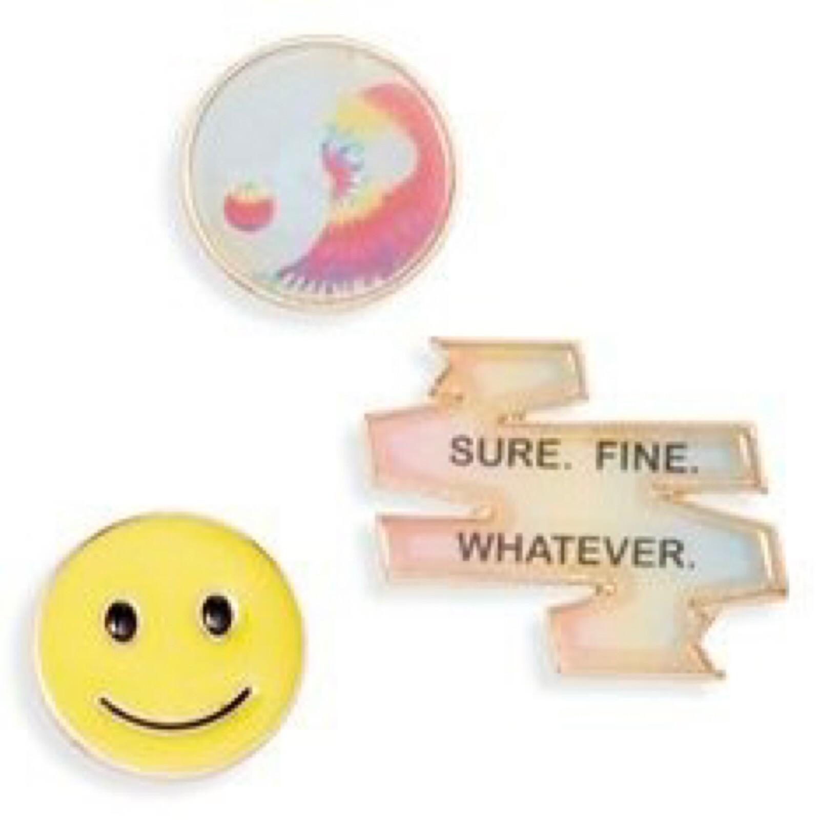 BP. NWT Expression Lapel Pin Set Of Three