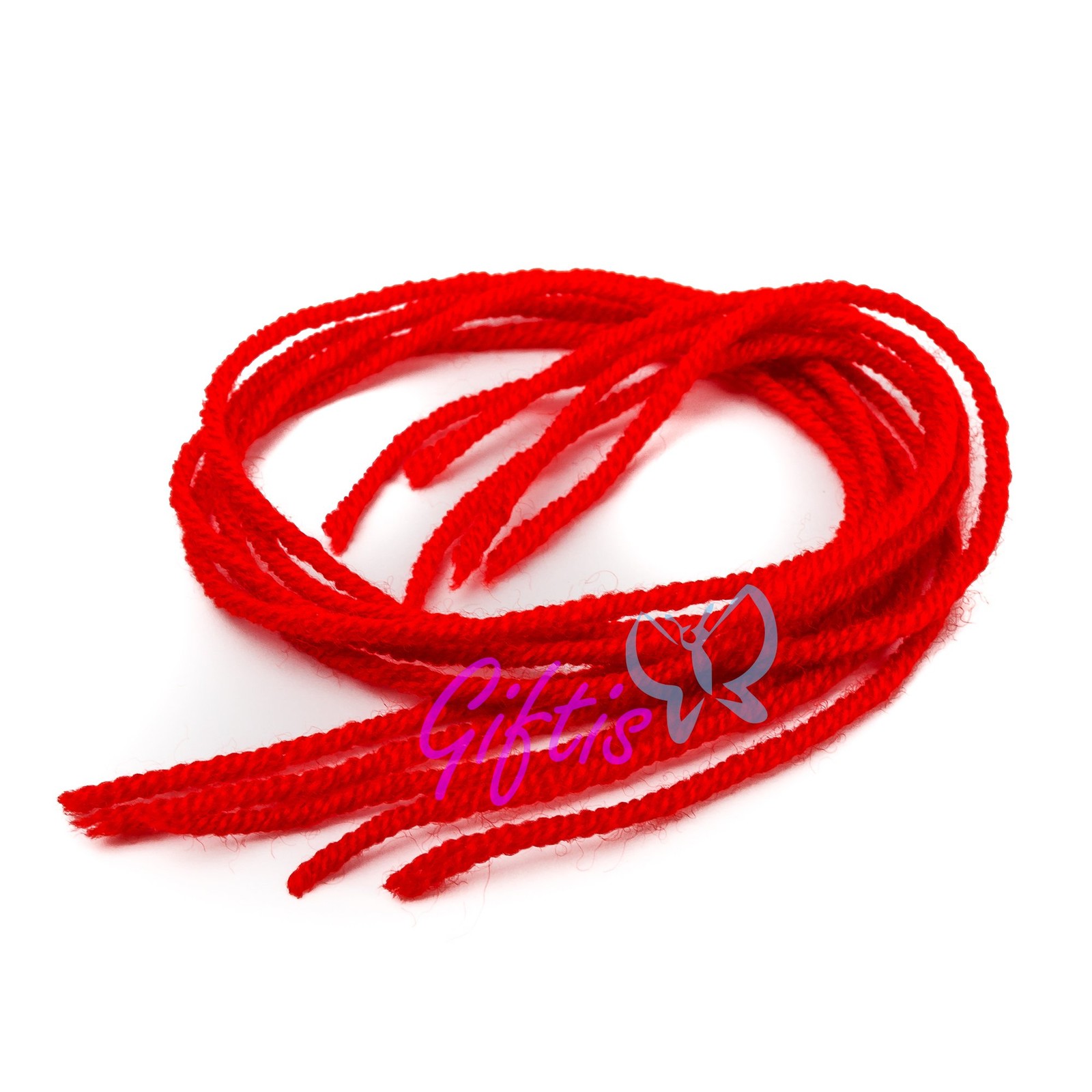 5 pcs Original Kabbalah Red String Bracelet – 100% Wool – Powerful Protection…