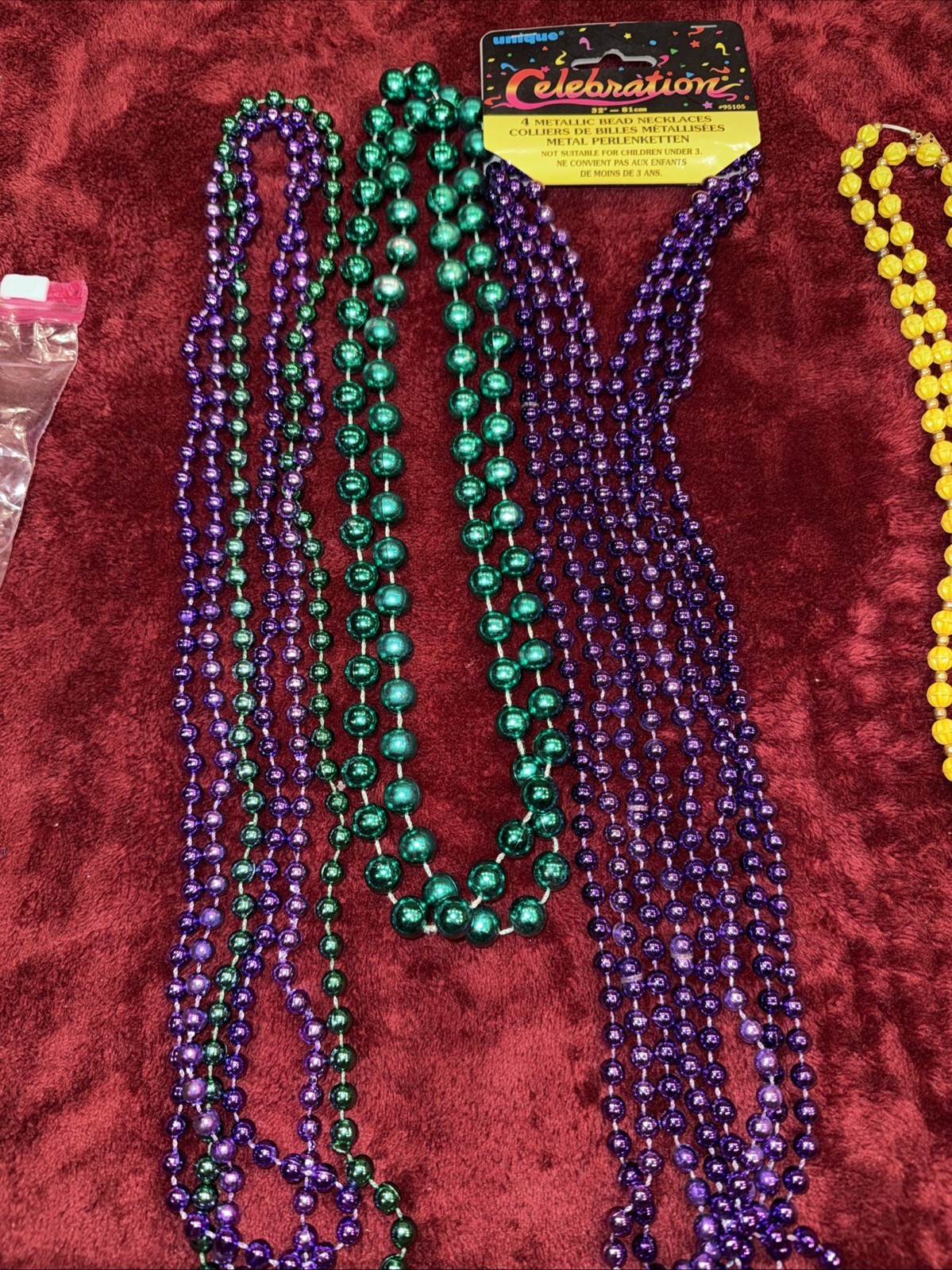 Beaded Necklaces/ Bracelet Lot Plastic/ Resin Some Vintage
