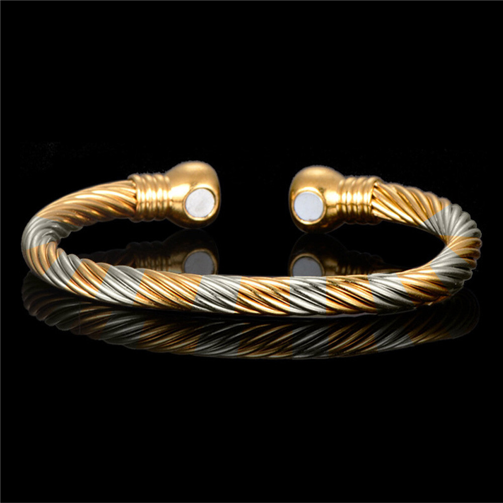 Copper Magnetic Therapy Bangle Balance Energy Stress Arthritis Pain Relief Golf