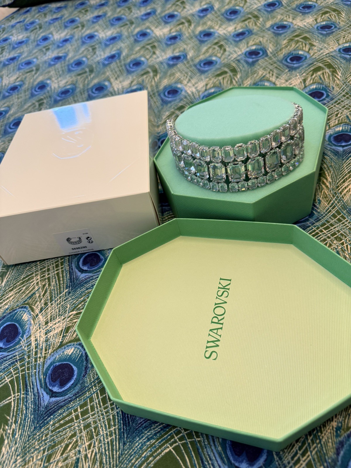 Swarovski Millenia Choker 3 Rhodium Shiny White
