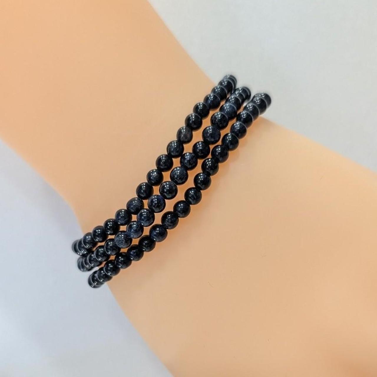 4mm+ Blue Tiger’s Eye Bracelet / Necklace *ON SALE: please see description
