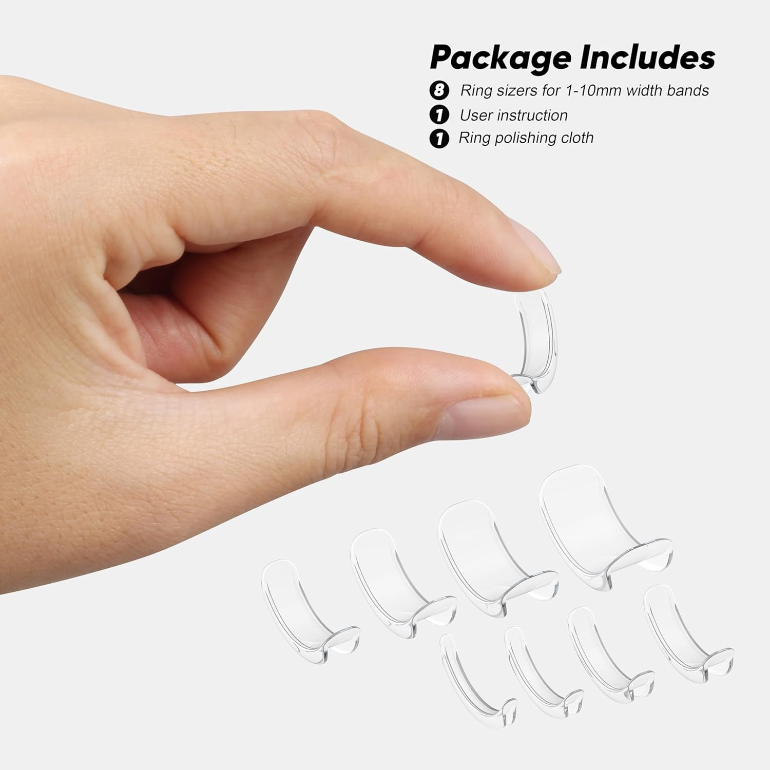 Ring Size Adjuster for Loose Rings for Any Rings Ring Size Reducer Spacer Ring G