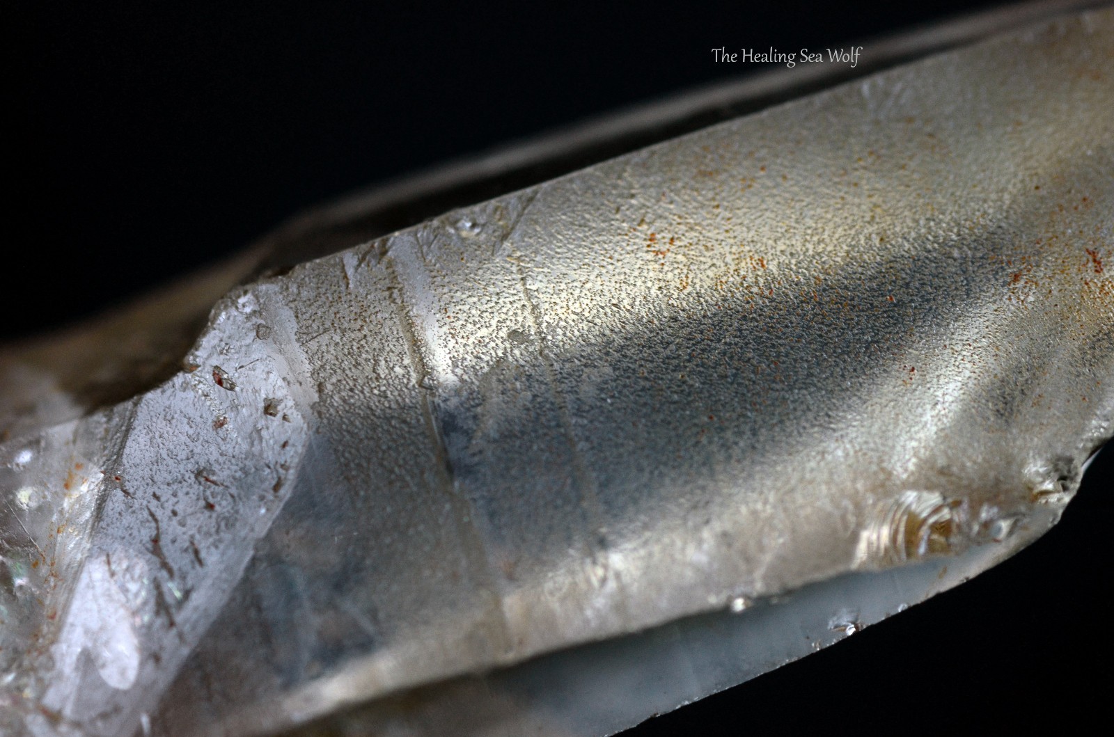 Etched Citrine Necklace Arcturian Triangular “Starship” Markings | from Zambia
