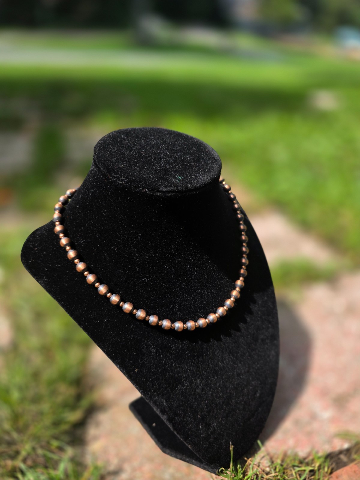 16in copper necklace. Brand new with tag. Size 16 in long.
