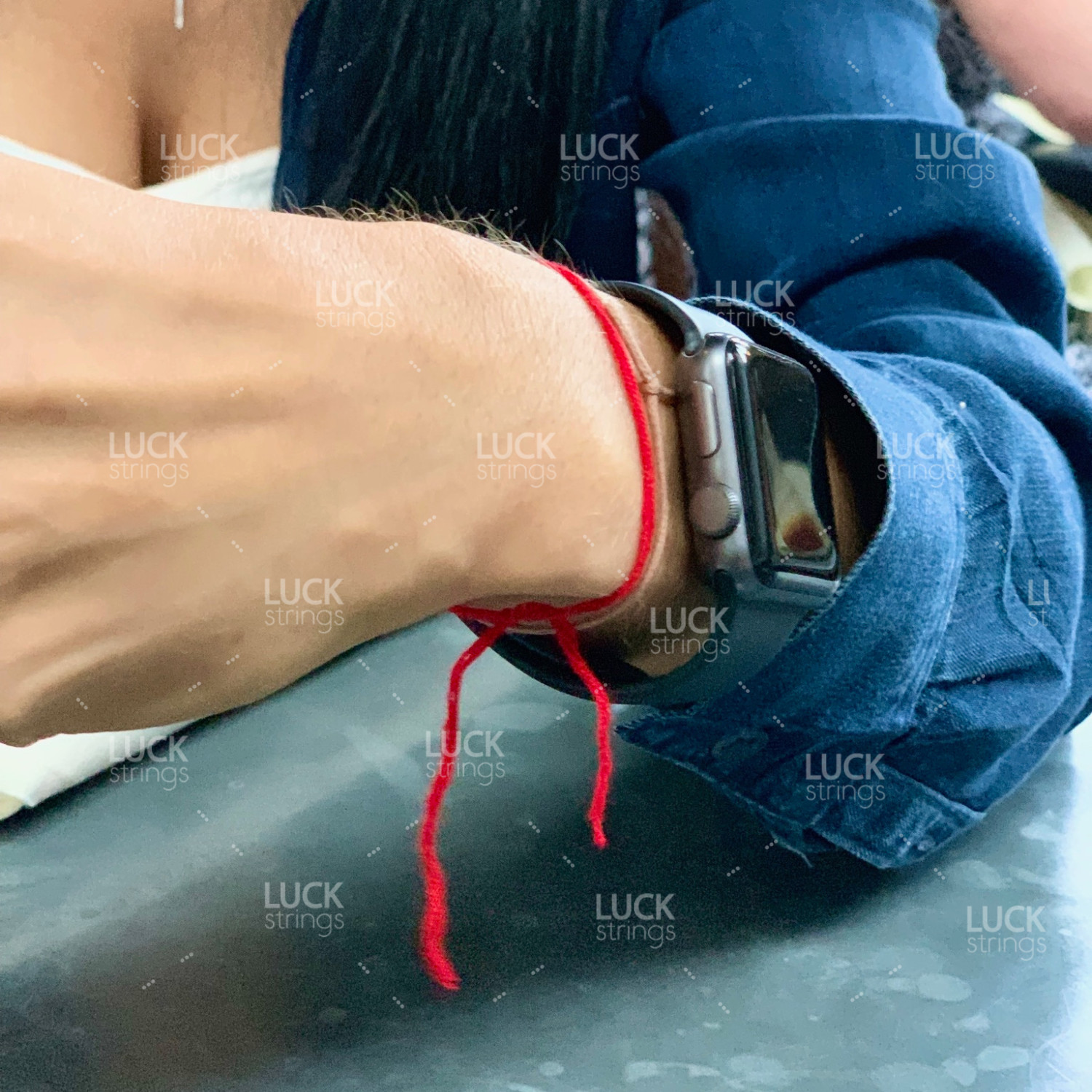 Kabbalah red string minimal bracelet good luck thread hilo rojo men women gift