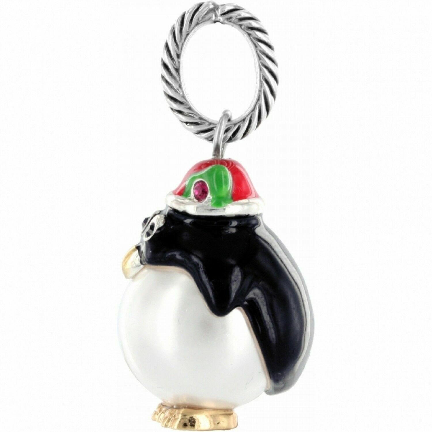 Brighton EMPEROR PENGUIN Pearl Belly Christmas Holiday Charm J95102-NEW