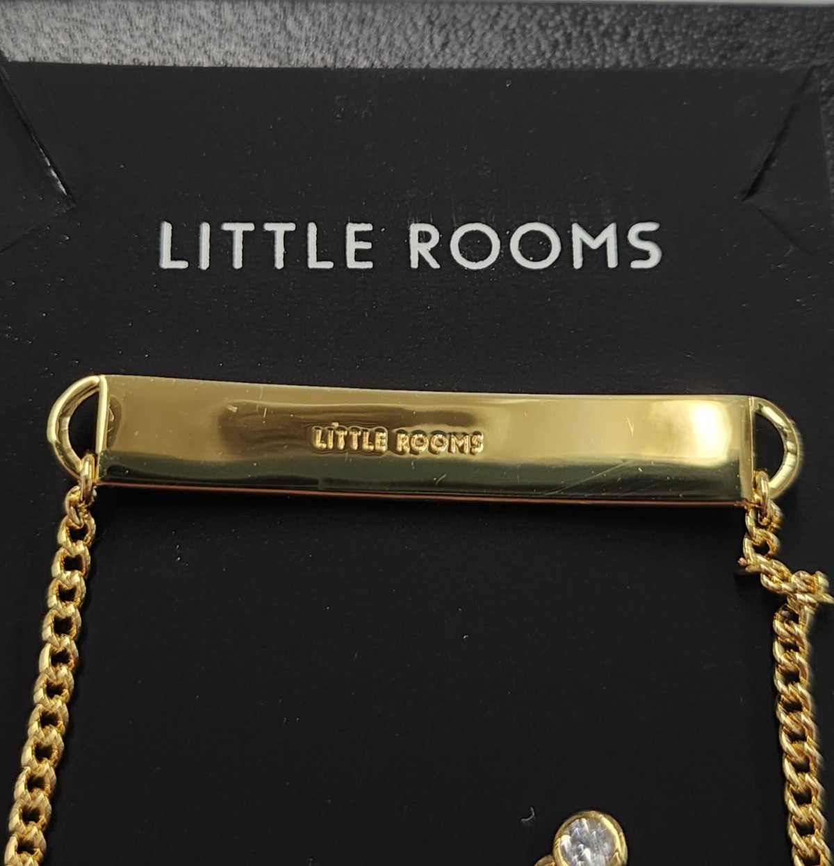 Little Rooms 18K Gold Plated Dinosaur Trail Bracelet 6″+2″