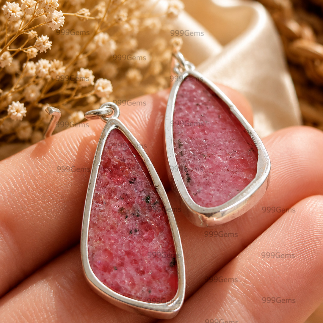 Natural Gemstone Earrings 925 Sterling Silver Plated Minimalist Jewelry Gift Lot