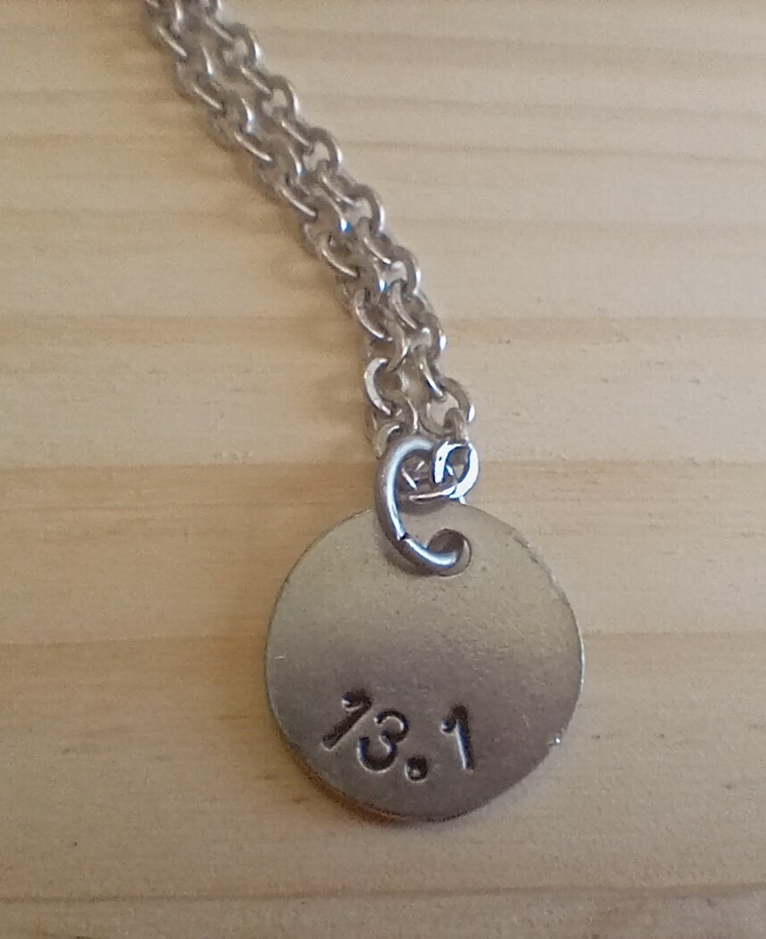 Round 13.1 Half Marathon Stainless Charm